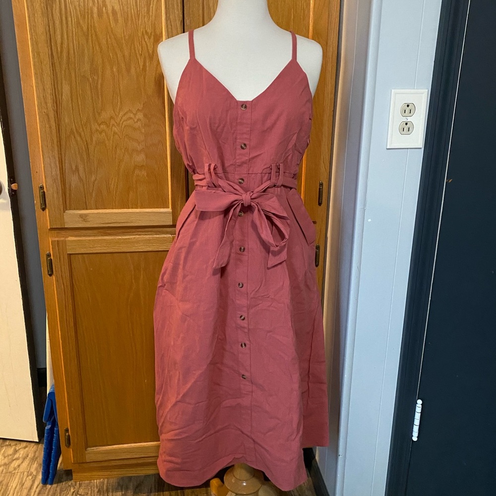 Salmon color dress